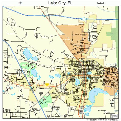 Key principles of MAP Map Of Lake City Fl