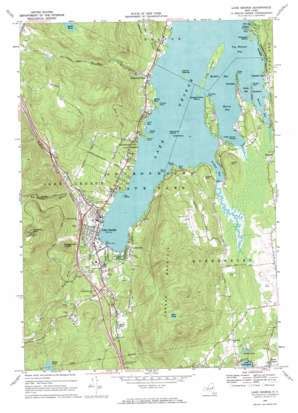 Map of Lake George New York