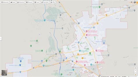 Map of Las Cruces New Mexico