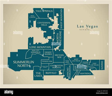 Key Principles of MAP Map Of Las Vegas Neighborhoods