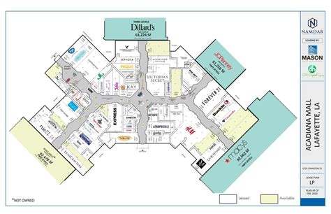 MAP Map Of Mall Of Acadiana