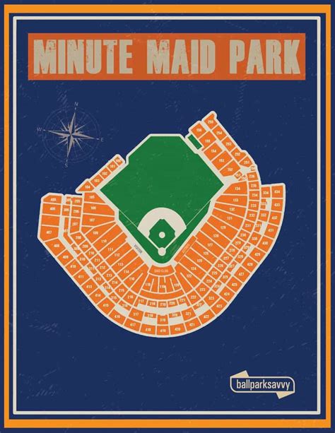 MAP Map of Minute Maid Park