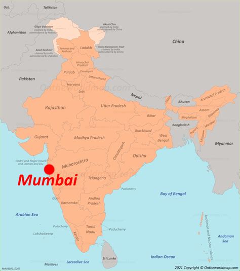 Map Of Mumbai In India