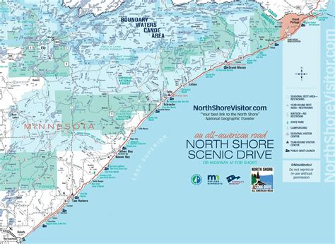 MAP Map Of North Shore Mn
