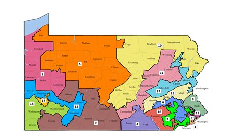 Key principles of MAP Map Of Pennsylvania Congressional Districts