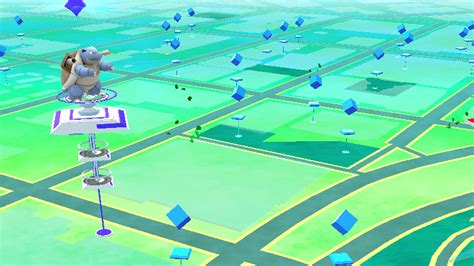 Map of Pokemon GO Stops