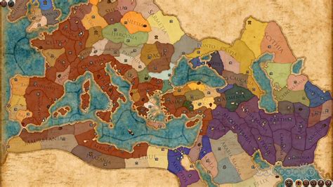 Key Principles of MAP Map of Rome Total War