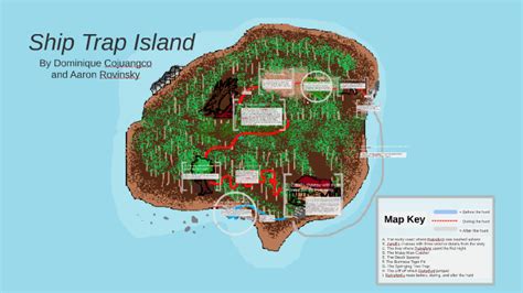 MAP Map of Ship Trap Island
