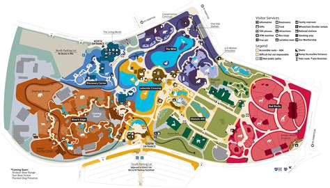 Map of St. Louis Zoo