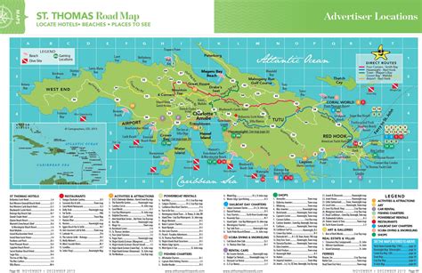 Map of St. Thomas USVI