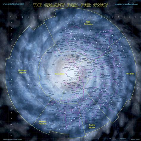 MAP Map Of Star Wars Planets