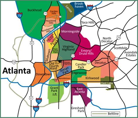 Suburbs of Atlanta