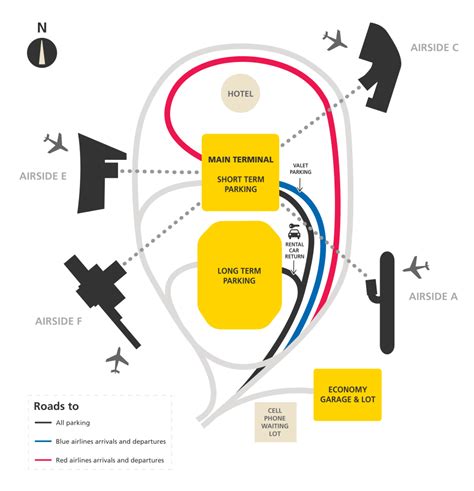 MAP of Tampa International Airport