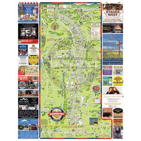 Map of Tennessee Pigeon Forge