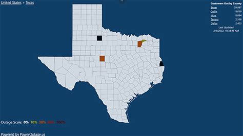 Key Principles of MAP Map of Texas Power Outages