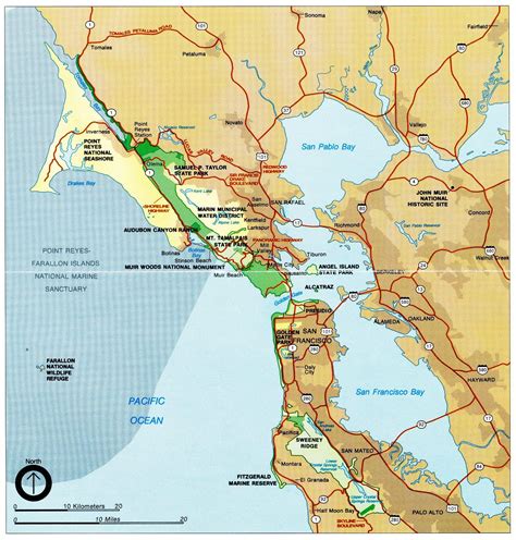 Key principles of MAP Map Of The Bay Area