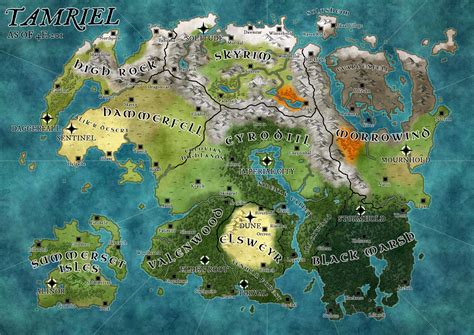 Map of The Elder Scrolls