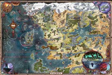 Key Principles of MAP Map Of The Forgotten Realms