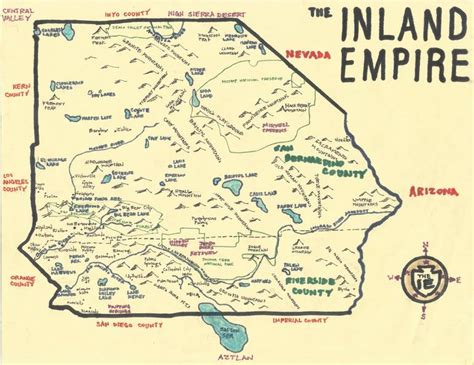 Map Of The Inland Empire