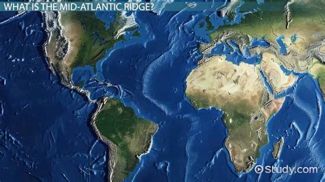 MAP Map of the Mid Atlantic Ridge