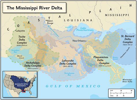 Key principles of MAP Map Of The Mississippi Delta