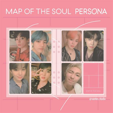 Key principles of MAP Map Of The Soul Persona Photocards