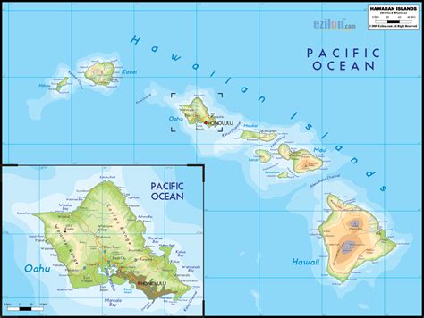 MAP Map Of The World Hawaii