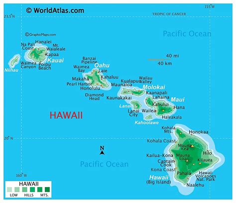 MAP Map Of The World Hawaii