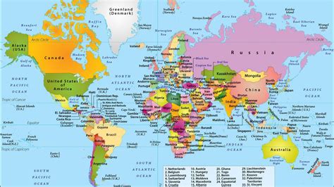 MAP Map Of The World Hd