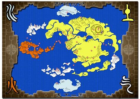 Map of the World of Avatar