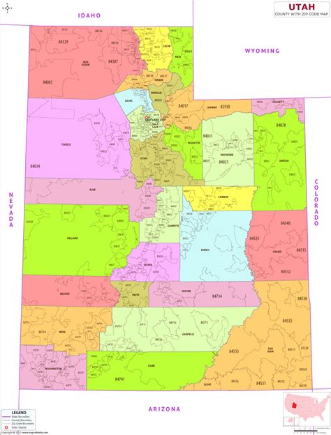 Key Principles of MAP Map Of Utah Zip Codes