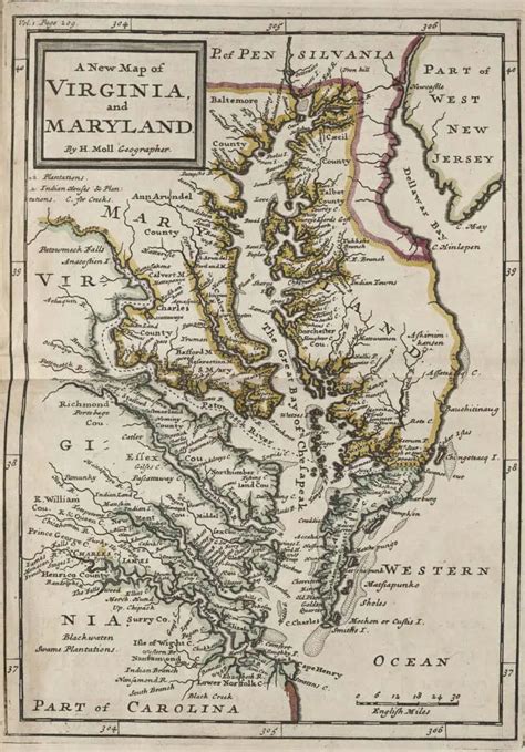 Virginia and Maryland Map