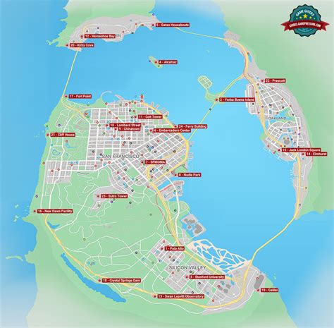 Key principles of MAP Map Of Watch Dogs 2