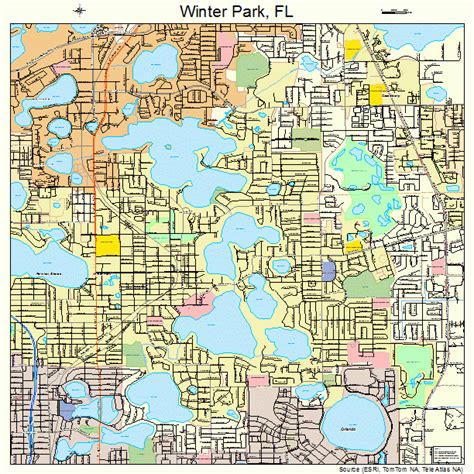 Key principles of MAP Map Of Winter Park Fl