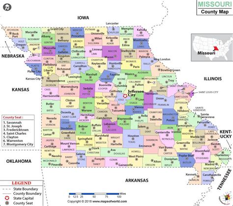 Map of Zip Codes in Missouri