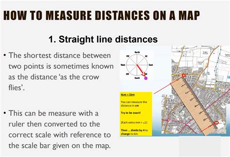 Map Measuring Distance