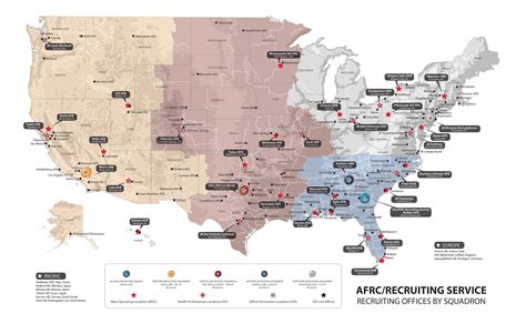 MAP Military Base Map United States