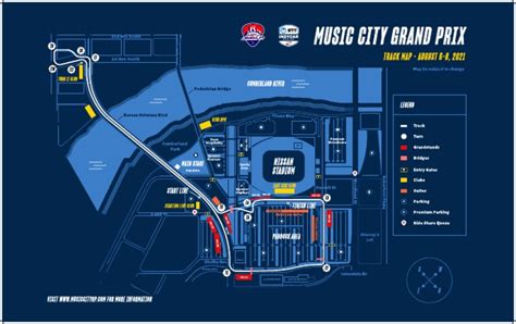 Map of Musical City Grand Prix
