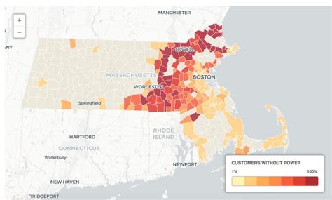 National Grid Power Outage Map Massachusetts