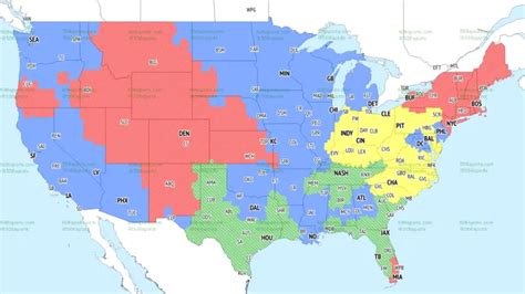 Key principles of MAP Nfl Week 4 Tv Map