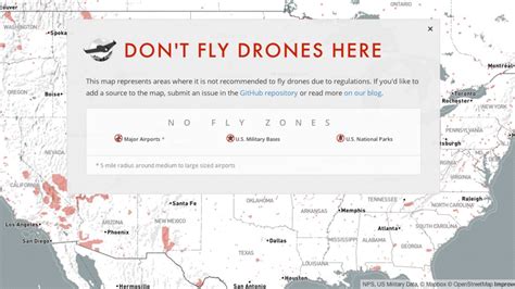 Key Principles of MAP No Fly Zone Drones Map