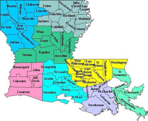 MAP Parishes Of New Orleans