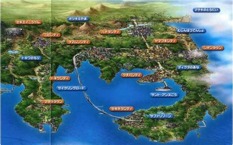 MAP Pokemon Map Of All Regions