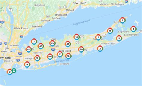 Image of PSEG Long Island Outage Map