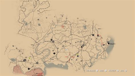Key Principles of MAP Rdr2 Poisonous Trail Map 1