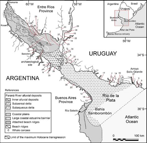 Map of Rio De La Plata