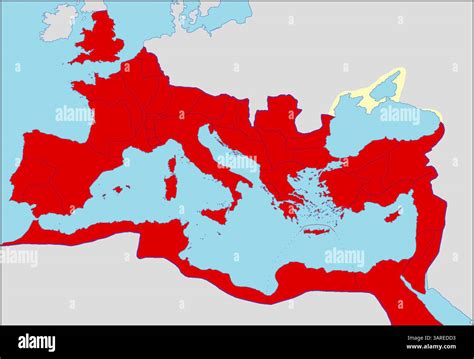MAP Roman Empire At Its Height Map