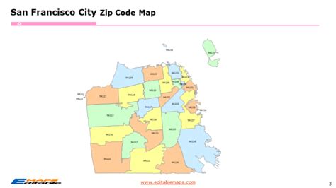 MAP San Francisco Zip Code Map