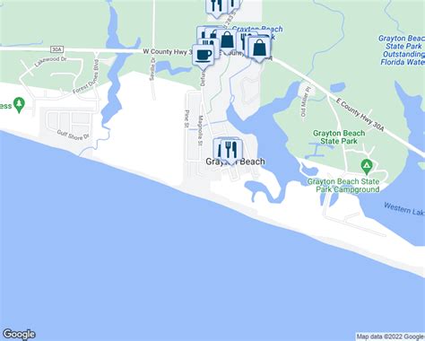 MAP Santa Rosa Beach Fl Map