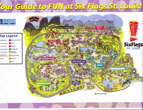 MAP Six Flags St Louis